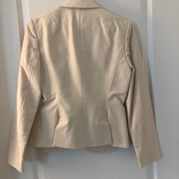 Off white Calvin Klein blazer size 2 - Picture 2 of 8